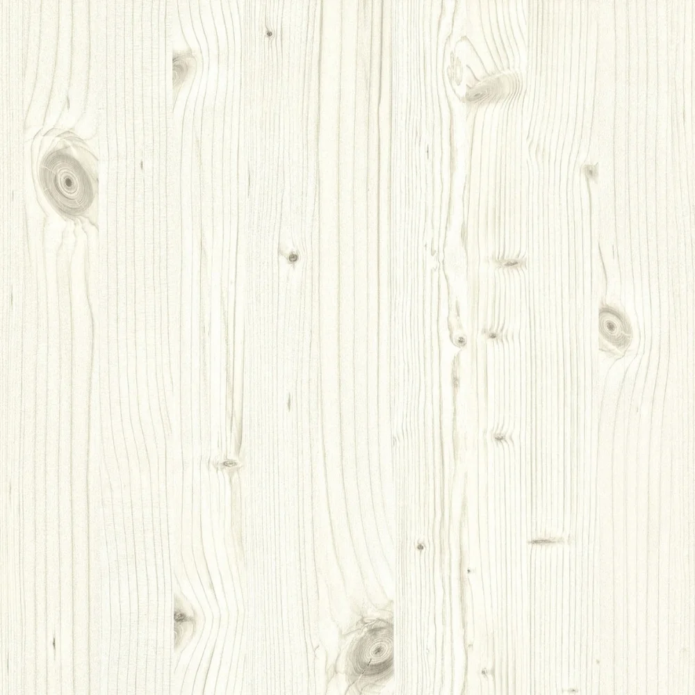 Wallpaper Uinta White Wooden Plank